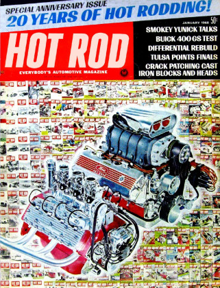 HOT ROD 1968 JAN - LANDY, YUNICK, BUICK GS, BAJA